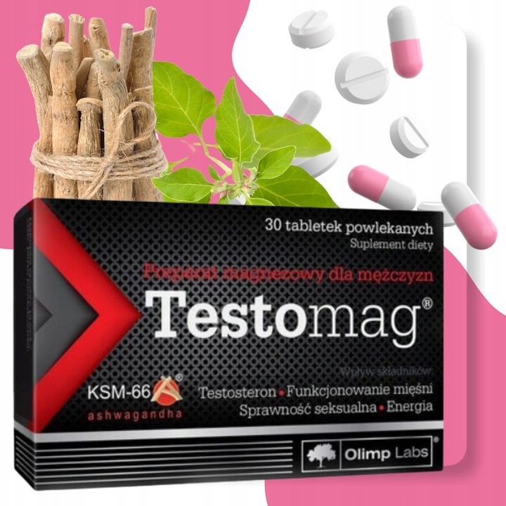 Testomag suplement diety dla mężczyzn 30 tabletek Olimp laboratories