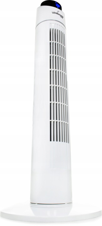 WENTYLATOR PIONOWY PODŁOGOWY KOLUMNOWY LED OSCYLACJA LEHMANN CARLINI