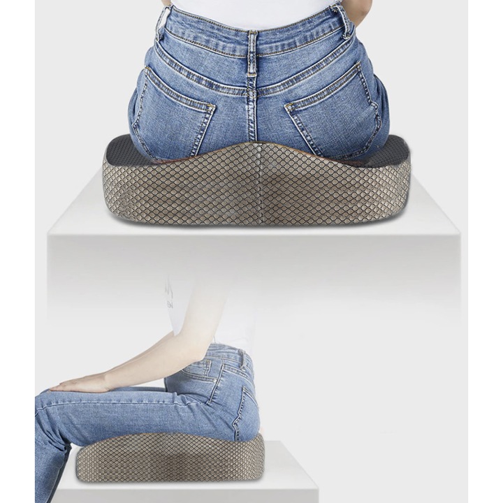 Poduszka Ortopedyczna Profilowana Memory do Siedzenia na Fotel Krzesło