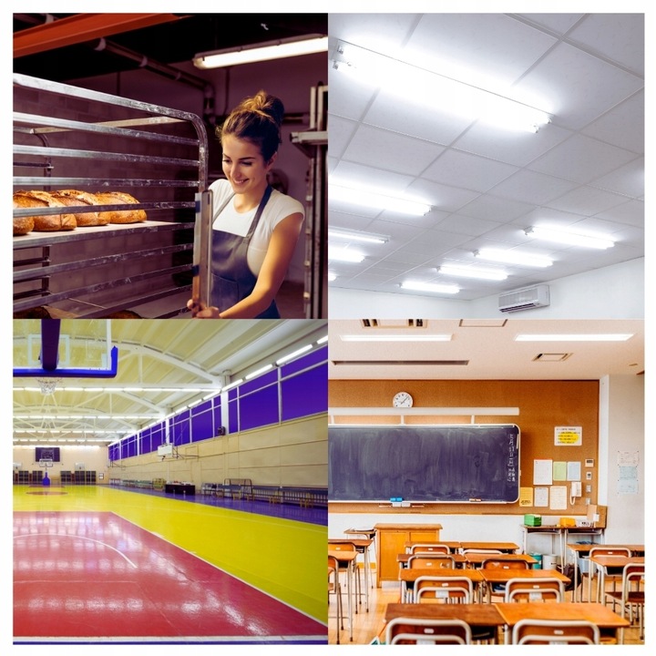 Oprawa Hermetyczna 120cm lampa + 2x świetlówki LED Wodoszczelna Do