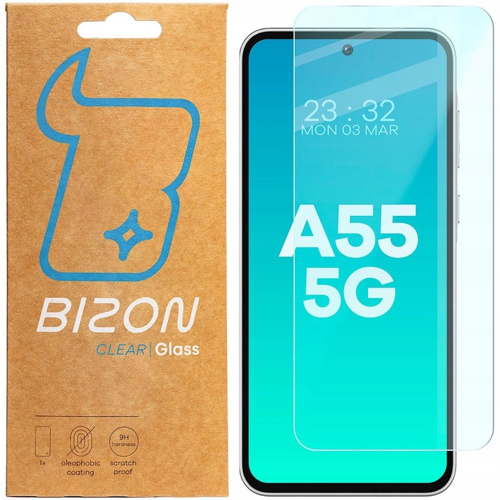 Hartowane szkiełko ochronne na ekran Bizon do Galaxy A55 5G, szybka
