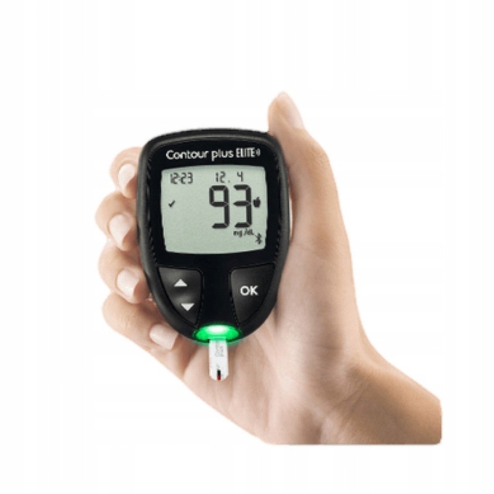 Glukometr Contour Plus ELITE mg/dl Duży Zestaw gwarancja dystrybucja
