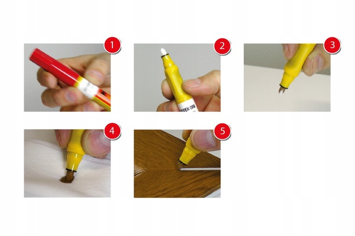 Pisak do retuszu KANTEN-FIX OKNO Ren. 7016.05-167 / RAL 7016 marker