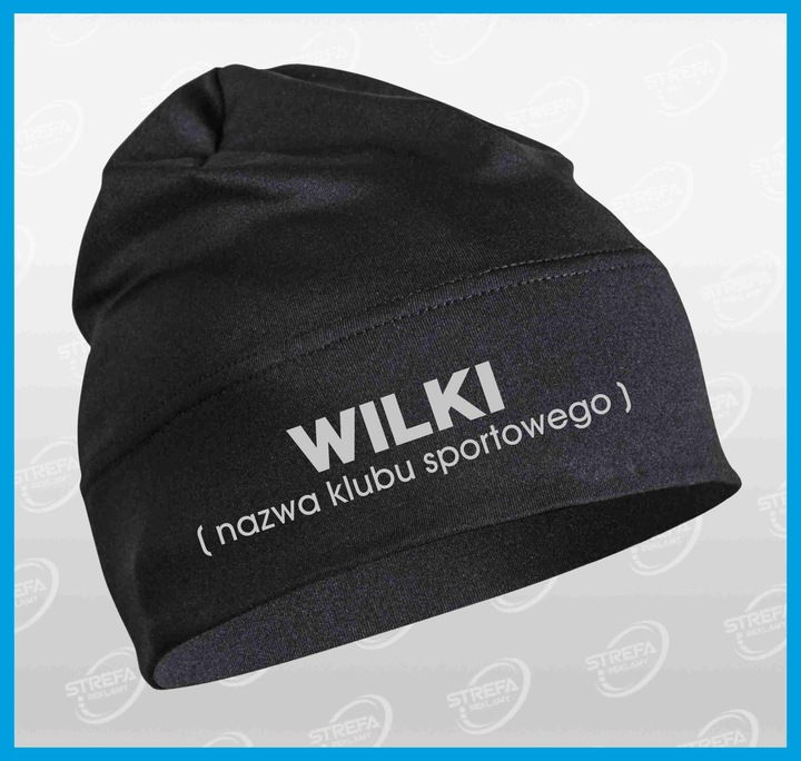 Czapka termoaktywna- DOWOLNY NAPIS