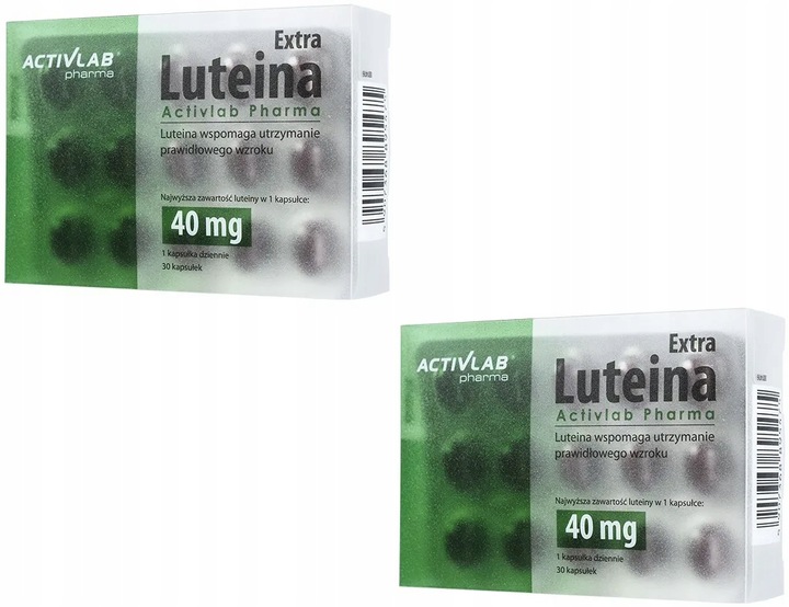 Activlab Luteina Extra 40mg Zdrowy Wzrok 30 kaps