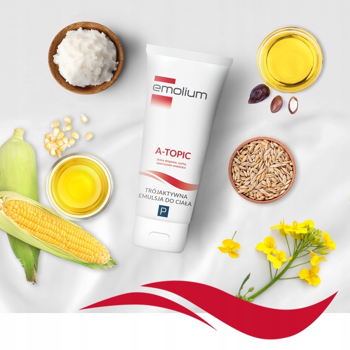 EMOLIUM A-TOPIC TRÓJAKTYWNA Emulsja do ciała 200ml
