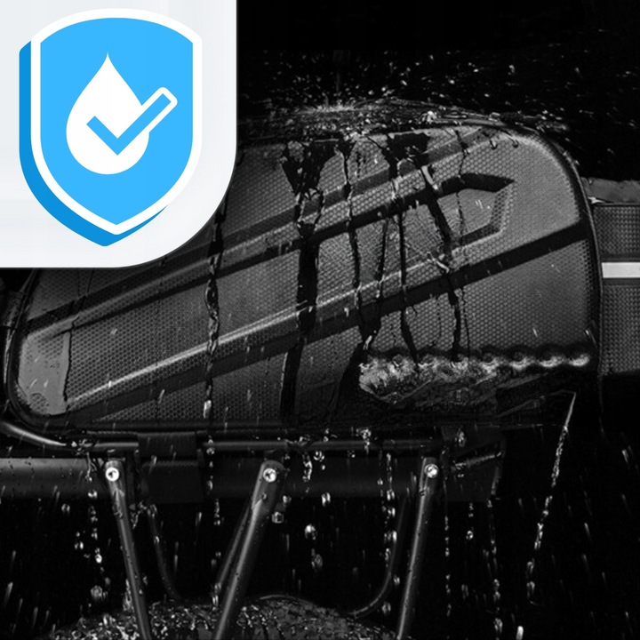 SAKWA ROWEROWA TORBA NA BAGAŻNIK ROWER ODBLASKOWA KUFER POJEMNA USZTYWNIANA