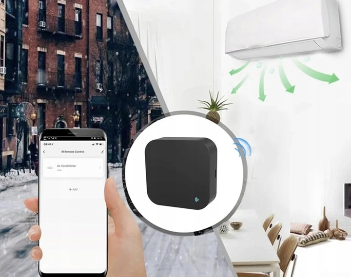 Tuya - Uniwersalny Kontroler WiFi pilotów IR RF rolet podczerwień