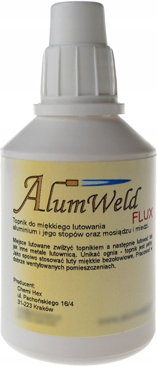 F01S Flux 40ml Lutowanie Aluminium Cyną, Lutownicą