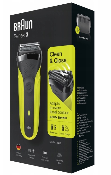 ELEKTRYCZNA GOLARKA BRAUN MASZYNKA DO GOLENIA TWARZY BRODY ZAROSTU