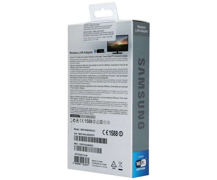 Oryginalny adapter WiFi do telewizora Samsung