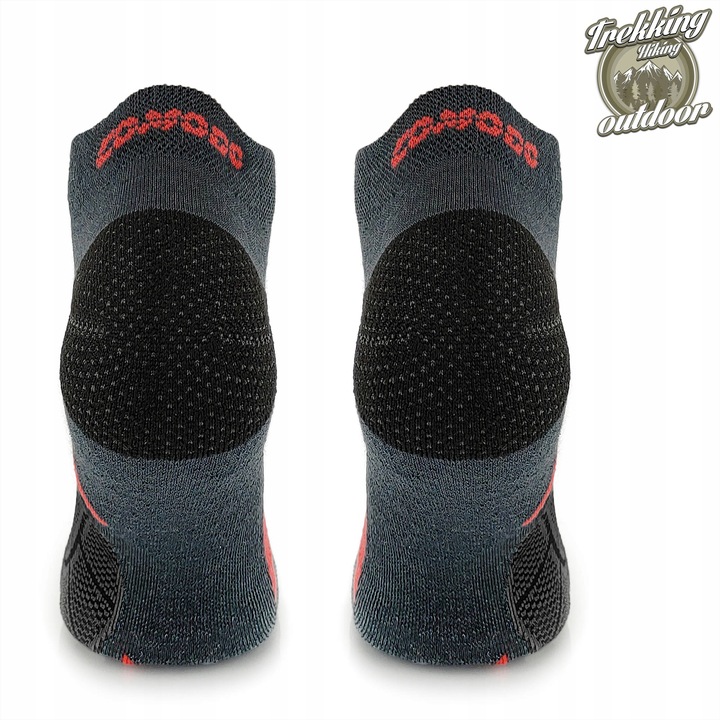 Oddychające skarpetki turystyczne na lato stopki termoaktynwe - 70% merino