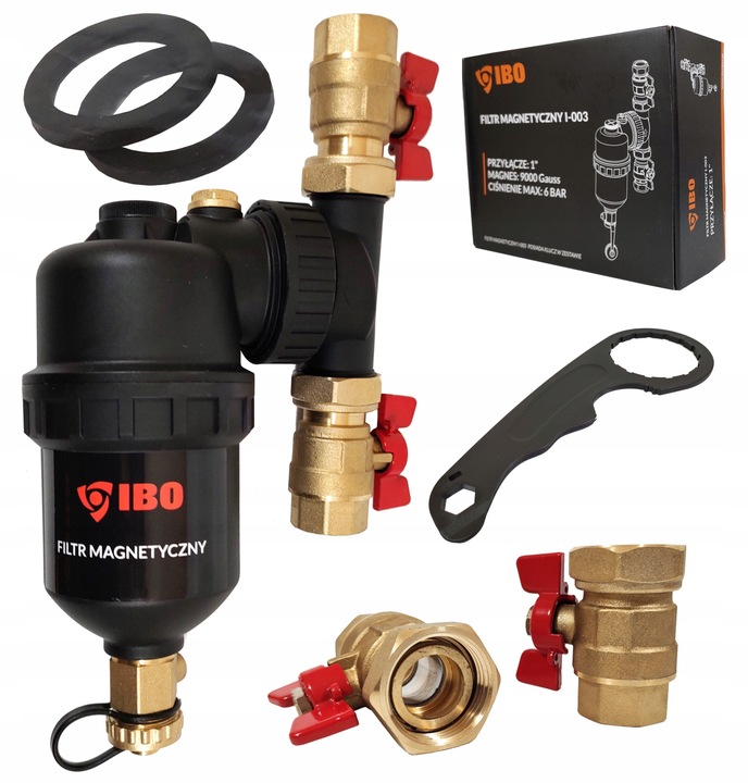 SEPARATOR ZANIECZYSZCZEŃ FILTR MAGNETYCZNY 1" IBO
