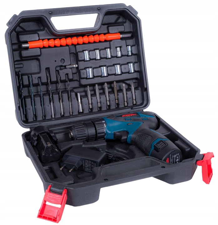 WIERTARKO WKRĘTARKA AKUMULATOROWA 18V LED WIERTARKA 2Ah + ZESTAW