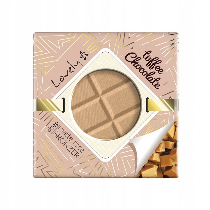 LOVELY Toffee Chocolate Bronzer matowy czekolada