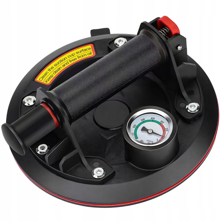 2X PRZYSSAWKA UCHWYT DO PŁYTEK GLAZURY SZYB 220KG Z POMPKĄ I