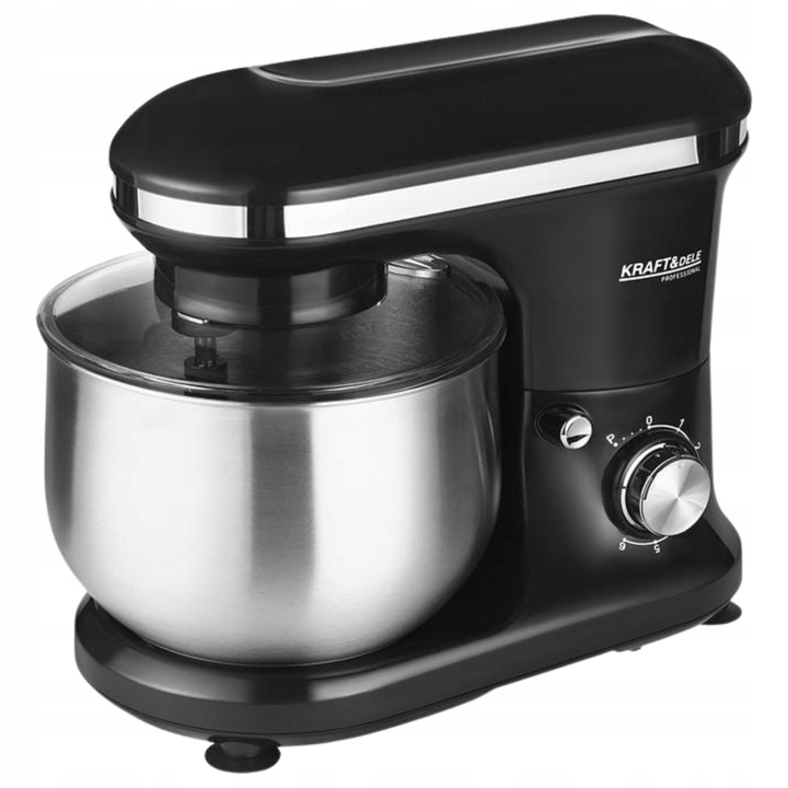 ROBOT PLANETARNY KUCHENNY MIKSER Z MISĄ WIELOFUNKCYJNY MOCNY CZARNY