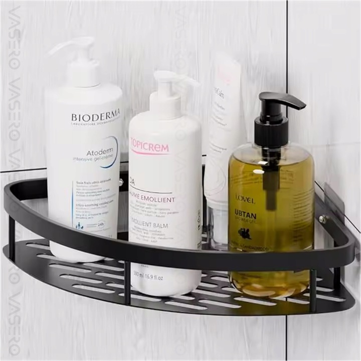 2x PÓŁKA POD PRYSZNIC wisząca samoprzylepna ścienna LOFT łazienka