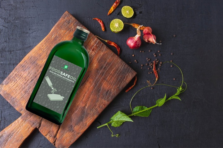 OLEJ DO DESEK KUCHENNYCH bezpieczny i naturalny 250ml OlejowaNatura