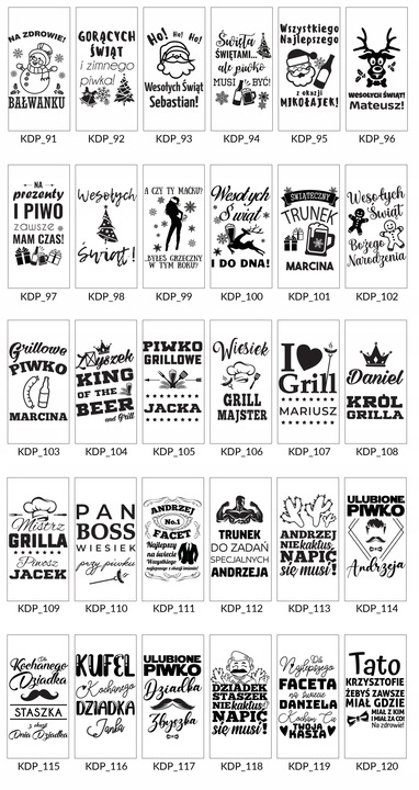 KUFEL Z GRAWEREM KUFEL DO PIWA PREZENT DLA TATY 18 30 40 50 60