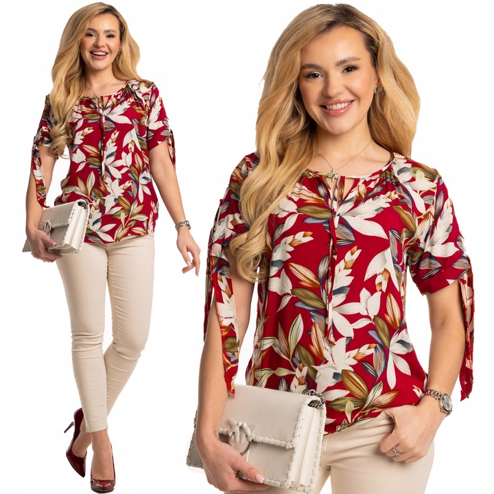 Kobieca Modna Wyjątkowa BLUZKA Damska Dużo Kolorów