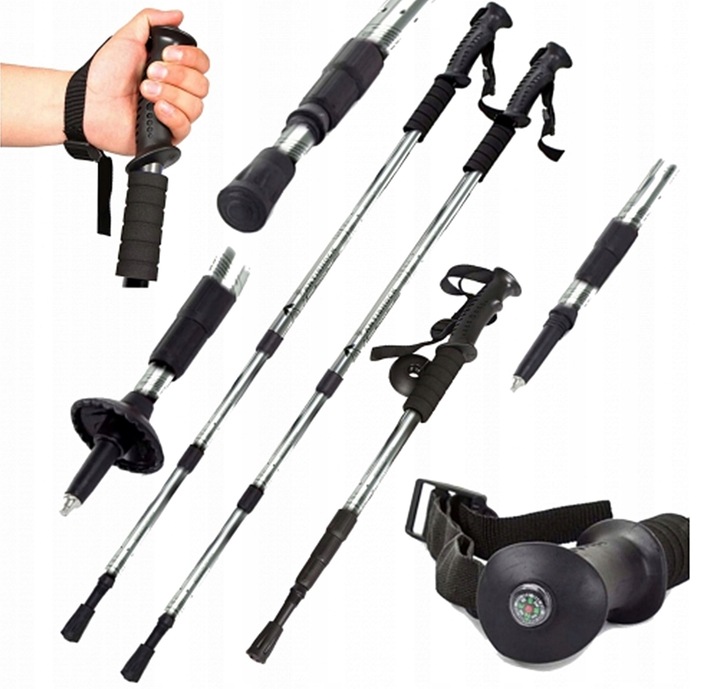 NAKŁADKI KOŃCÓWKI DO KIJKÓW NORDIC WALKING WYMIENNE 20 szt