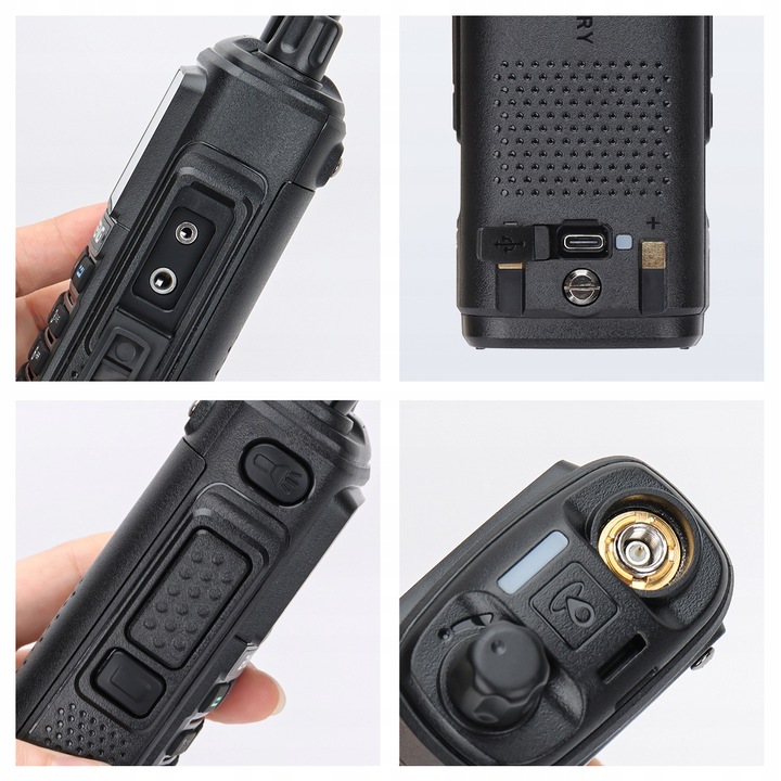 Krótkofalówka Radiotelefon Baofeng UV-17E Walkie Talkie PMR VHF UHF USB-C