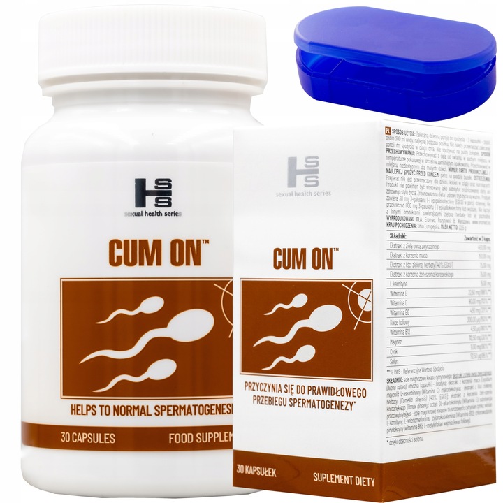 CUM ON 30 KAPS SUPLEMENT DLA MĘŻCZYZN SIĘGAJĄCYCH PO TO CZEGO CHCĄ CUMON