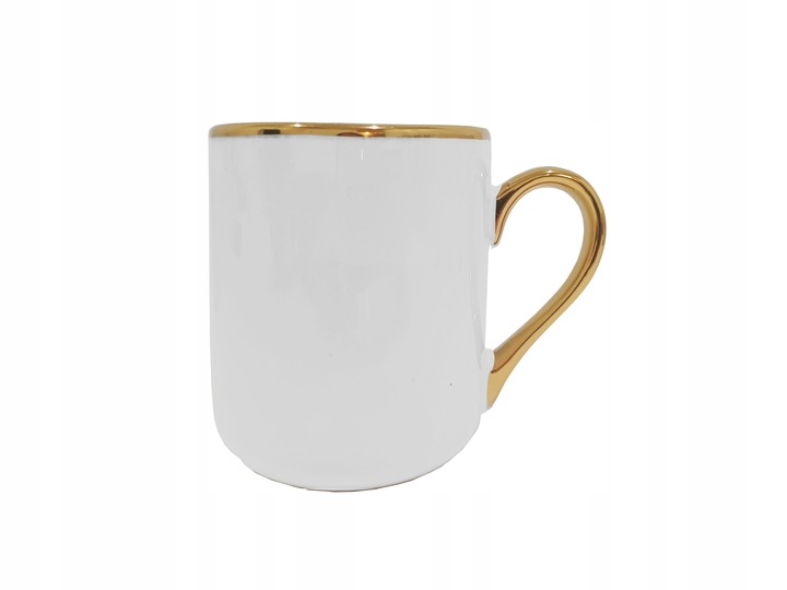 Kubek z Twoim nadrukiem ze złotym uchwytem zdjęcie prezent JESTEŚ ŚLICZNA