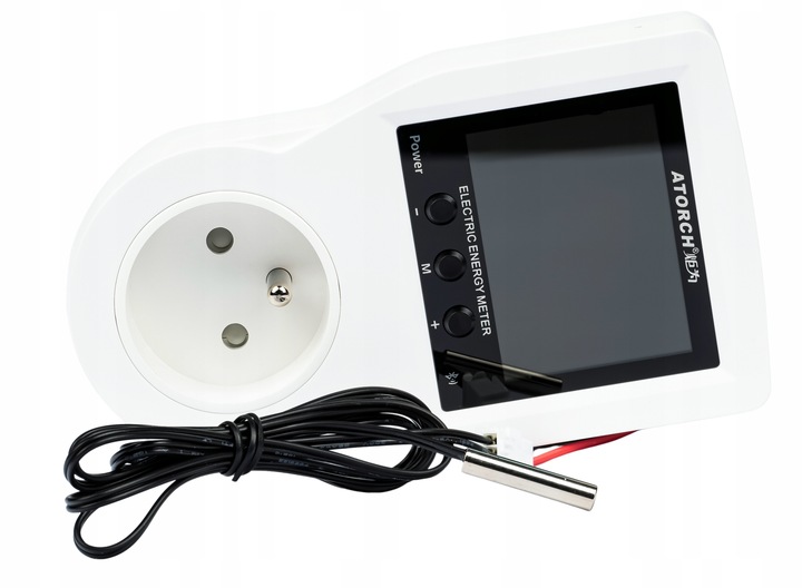 TERMOSTAT ELEKTRONICZNY WiFi WATOMIERZ TIMER APLIKACJA GNIAZDKO 230V