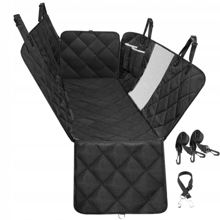 MATA dla psa do samochodu POKROWIEC + SMYCZ