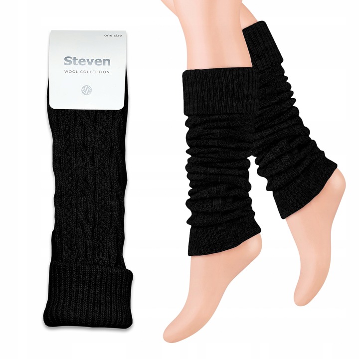 STEVEN 095 ocieplacze WEŁNIANE GETRY damskie