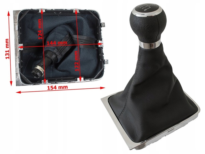 GAŁKA DŹWIGNIA ZMIANY BIEGÓW + MIESZEK VW Passat B6 B7 CC