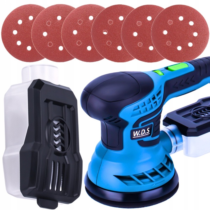 SZLIFIERKA MIMOŚRODOWA OSCYLACYJNA ELEKTRYCZNA DO DREWNA METALU 125MM