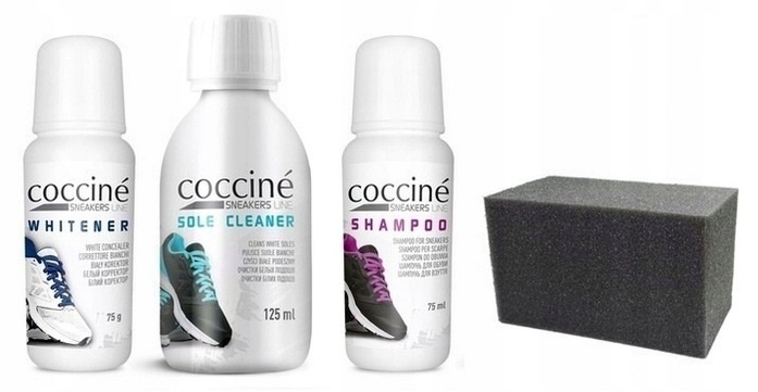 ZESTAW DO CZYSZCZENIA BIAŁYCH BUTÓW SNEAKERSÓW 5W1