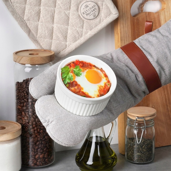 6x Kokilki ZAPIEKANIA żaroodporne miski miseczki naczynia ceramiczne