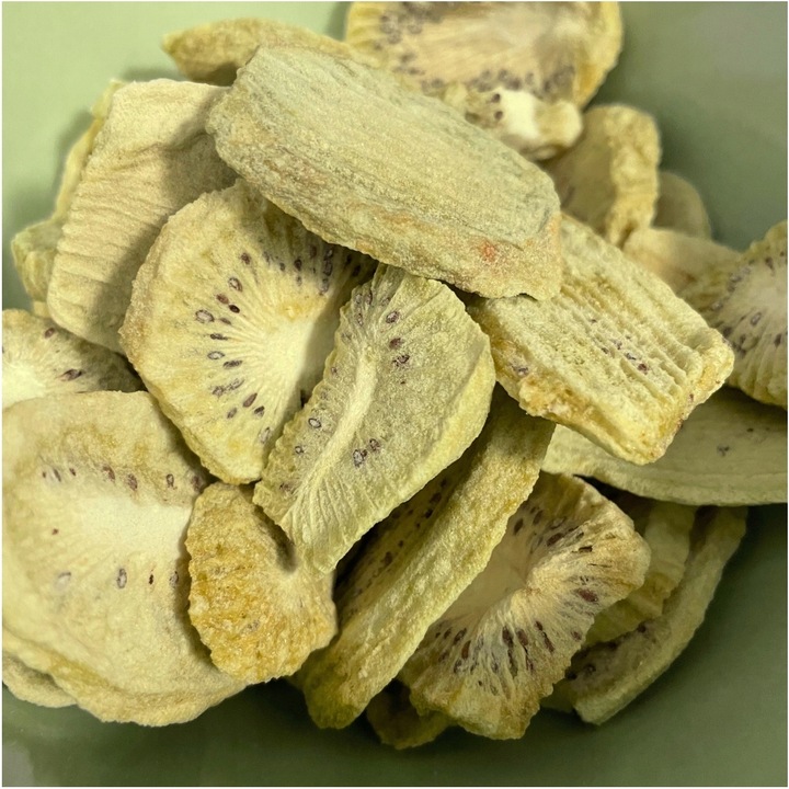 KIWI LIOFILIZOWANE 100g plastry HiFOOD Bez skóry Wysoka Jakość