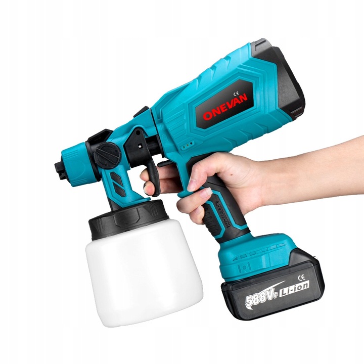 Pistolet natryskowy 1000ml do malowania Pistolet natryskowy 3 dysze