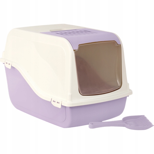 Kuweta Dla Kota Kryta 57cm ARIEL + Filtr + Łopatka OTWIERANA OD GÓRY