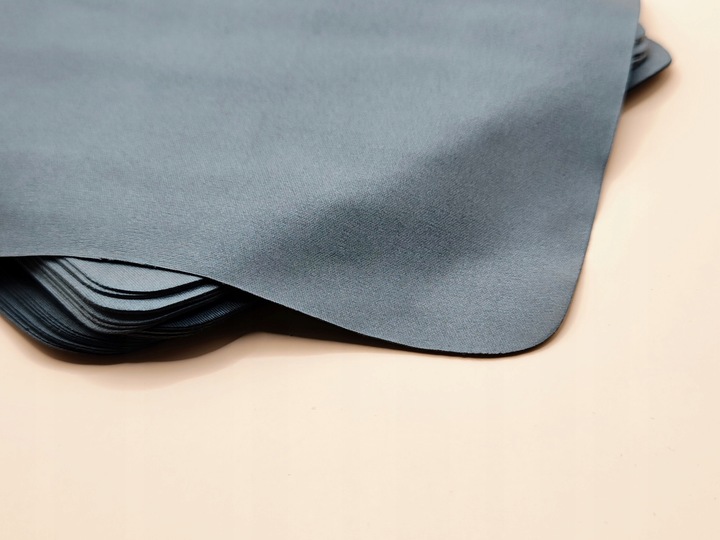 Ściereczki z mikrofibry do czyszczenia okularów 10 sztuk szare