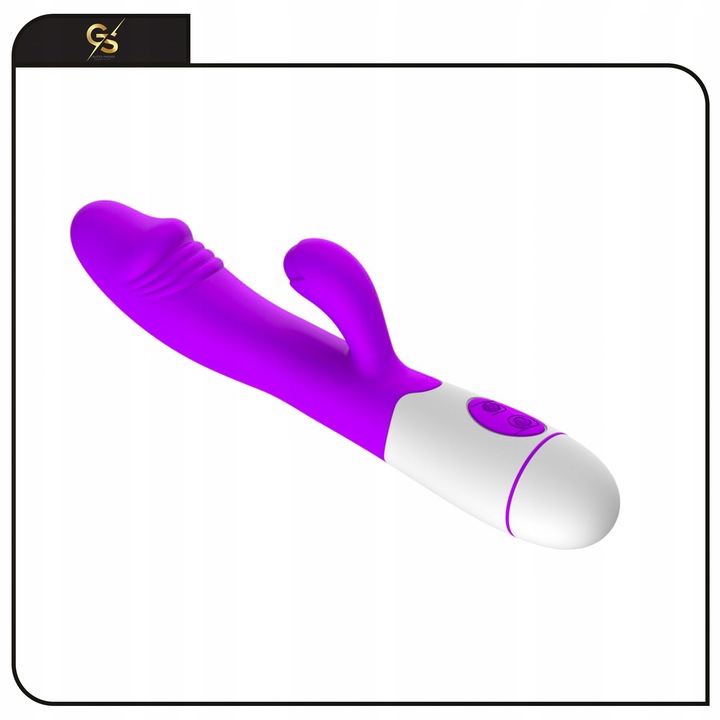 WIBRATOR DAMSKI DO ŁECHTACZKI DLA PAR KRÓLICZEK 30PROGRAMÓW + Żelowe