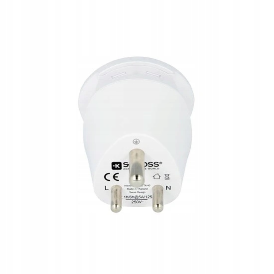 Adapter podróżny SKROSS z Polski do Indii + adapter Świat do Polski