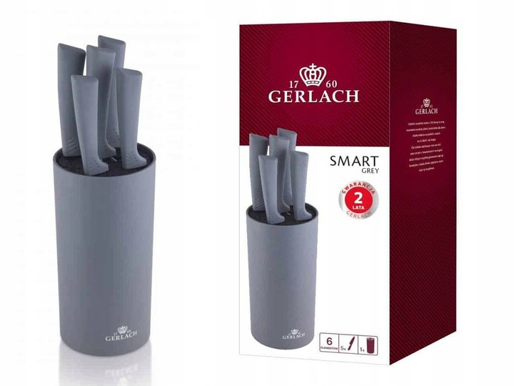 Gerlach Smart Grey NK 994 Zestaw noży w bloku