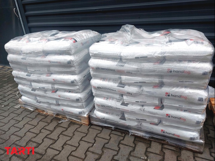 SÓL DROGOWA 25kg Przeciw GOŁOLEDZI na Parkingi Drogi Chodniki Chlorek