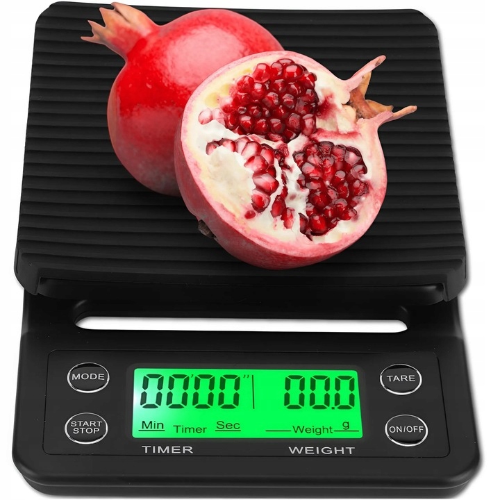 WAGA KUCHENNA ELEKTRONICZNA PRECYZYJNA Z WYŚWIETLACZEM 5000g 1g TIMER