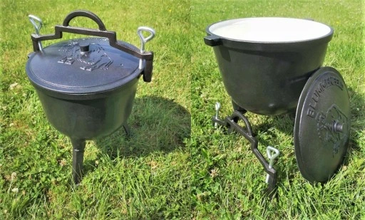 KOCIOŁEK ŻELIWNY EMALIOWANY garnek BLUMMENFELD 10L