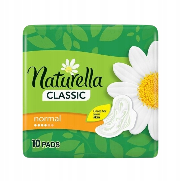 Podpaski ze skrzydełkami Naturella Classic Normal Camomile 10 szt. x12