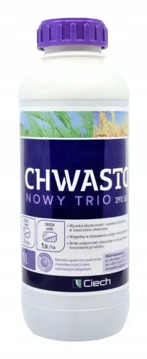 Chwastox Nowy Trio 390SL 1l CIECH chwasty w zbożach trawnikach