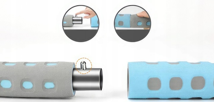 HULA HOP HULAHOP ODCHUDZAJĄCE METALOWE GĄBKOWE + SKAKANKA GRATIS