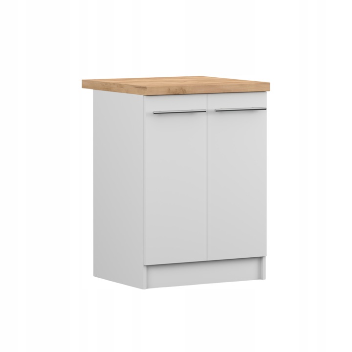 SYSTEM meble kuchenne szafka stojąca INEZ 60 pojemna biała PRODUCENT